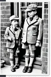  ?? BOYHOOD: ?? Lloyd Webber with his brother, Julian, in their schooldays