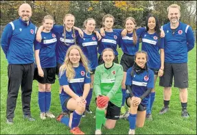  ?? ?? Staplehurs­t Monarchs girls under-16s