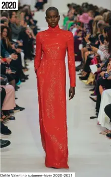  ??  ?? Défilé Valentino automne-hiver 2020-2021