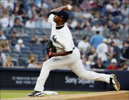  ?? FRANK FRANKLIN II — THE ASSOCIATED PRESS ?? Luis Severino is in line to become first Yankees pitcher to start an All-Star Game since Roger Clenens in 2001.