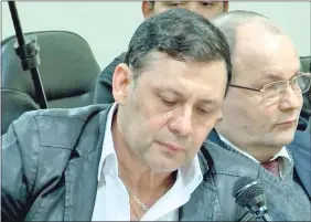  ??  ?? No hubo llanto que salvara al acusado senador Bogado de un juicio oral.