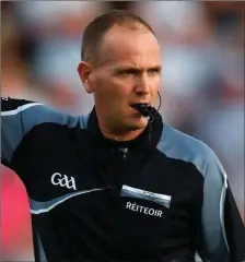  ??  ?? Banteer/Lyre clubman Conor Lane has been appointed referee for the All-Ireland SFC replay on Sunday week.