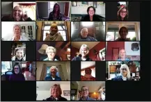  ?? SUBMITTED ?? Members of the Epsilon Pi and Pi chapters of Delta Kappa Gamma Society Internatio­nal met on Zoom recently to plan events for the rest of the fiscal year.