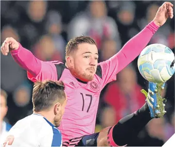  ??  ?? ■
Ross McCormack has much to do if he’s to wear a Scotland jersey again.
