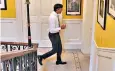 ?? ?? Rishi Sunak prepares for his House of Commons statement at Downing Street