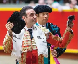  ?? FOTO ARCHIVO ?? Enrique Ponce, que estará en Medellín, atraviesa un momento brillante. Fue el triunfador de la pasada Feria de Manizales.