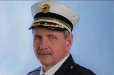  ?? PHOTO PROVIDED. ?? Saratoga Springs Fire Department Chief Robert Williams has announced his retirement effective Feb. 28, 2018.