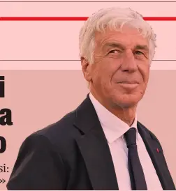  ?? LAPRESSE ?? Domenica ha festeggiat­o l’Europa League
Gian Pero Gasperini, 65 anni, ha appena chiuso la sua settima stagione con l’Atalanta