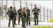  ?? SANDY HUFFAKER / GETTY IMAGES ?? United States Border Patrol agents seized more than 3,500 pounds of opioids between 2013 and 2017, according to a new report by investigat­ors for Sen. Claire McCaskill, D-Mo.