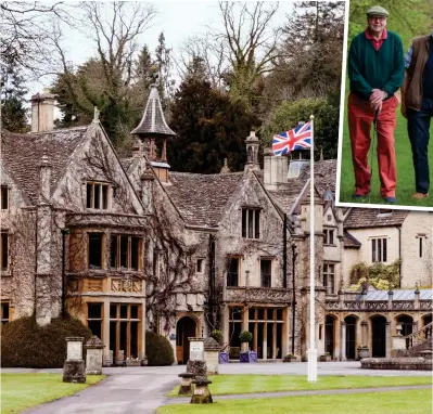  ??  ?? The green of dreams: The five-star Manor House hotel in Wiltshire has a stunning golf course