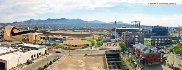  ??  ?? El Estadio de beisbol de los Chihuahuas