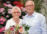  ??  ?? Christa und Herbert Hildebrand aus Nazza sind seit  Jahren verheirate­t. Foto: Rüdiger Schwanz