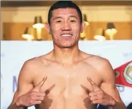  ??  ?? Meng Fanlong, China’s IBF interconti­nental champion