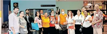  ?? ?? Travel trade delegates from India, a key internatio­nal source market for KwaZulu-Natal, arrived in Durban on Sunday, April 1 and immediatel­y began exploring the tourism offerings of KZN before heading off to Africa’s Travel Indaba