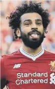  ??  ?? Mo Salah celebrates.