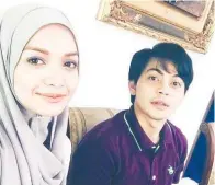  ??  ?? WATAK UTAMA: Izzue Islam dan Azira Syafinaz.