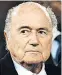  ?? F.: APA/ AFP / De Souza ?? Blatter will niemanden begrapscht haben.