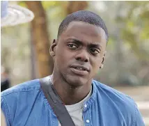  ??  ?? Daniel Kaluuya should win best actor in a comedy or a musical for his work in Get Out, which is not a comedy nor a musical.