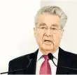  ??  ?? Hat abgewinkt: der frühere Bundespräs­ident Heinz Fischer.