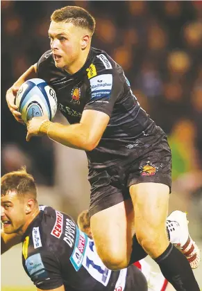  ?? ?? Back in the team: Chiefs’ fly-half Joe Simmonds