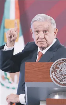  ?? EUROPA PRESS ?? Andrés Manuel López Obrador, presidente de México.