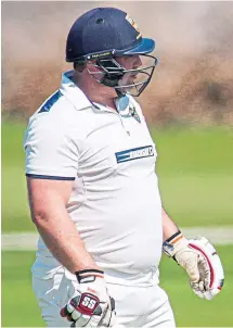  ??  ?? Aberdeensh­ire’s Kenny Reid hit 63 on return to action.