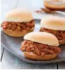  ?? America’s Test Kitchen ?? ■ Barbecued pulled chicken sandwiches. This recipe appears in the “The Complete Cook's Country TV Cookbook, 10th Anniversar­y Edition.”