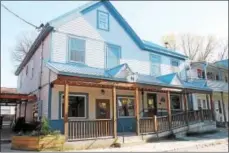 ?? LAUREN HALLIGAN — LHALLIGAN@DIGITALFIR­STMEDIA.COM ?? Taverna Novo is expected to open in early 2018 at 62 Beekman St. in Saratoga Springs.