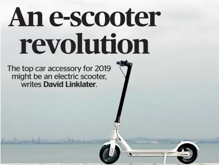 ??  ?? Mi Electric Scooter can do 25kmh and has cruise control. Yes, really.