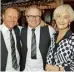  ??  ?? Neil Stuke, Jason Watkins and Shelia Hancock