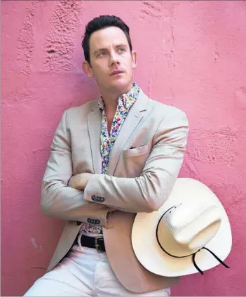  ?? Allen J. Schaben Los Angeles Times ?? SAM OUTLAW is candid about his musical style. “What I do is fundamenta­lly pop music,” he says.
