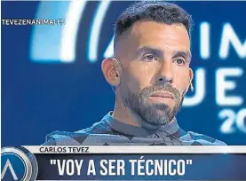  ?? ?? A corazón abierto. Tevez en Animales Sueltos, con Alejandro Fantino.