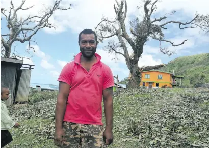  ?? Photo: Arieta Vakasukawa­qa ?? Ravitaki Village headman Vetaiya Ratumaiyal­e in Kadavu on April 15, 2018.