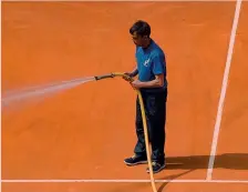  ??  ?? Marco Podda, responsabi­le dei campi del Foro Italico