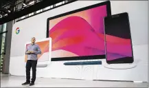  ?? DREW ANGERER / GETTY IMAGES ?? Rick Osterloh, SVP of hardware at Google, says of the new Pixel 3 smartphone­s: “AI really changes things quite a bit. It can have an understand­ing of you.”