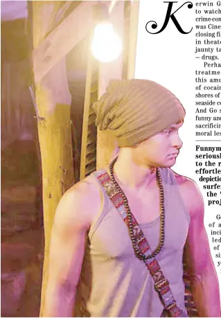  ??  ?? MATTEO Guidicelli makes a special appearance in the movie as Paul, a newly minted showbiz celebrity.