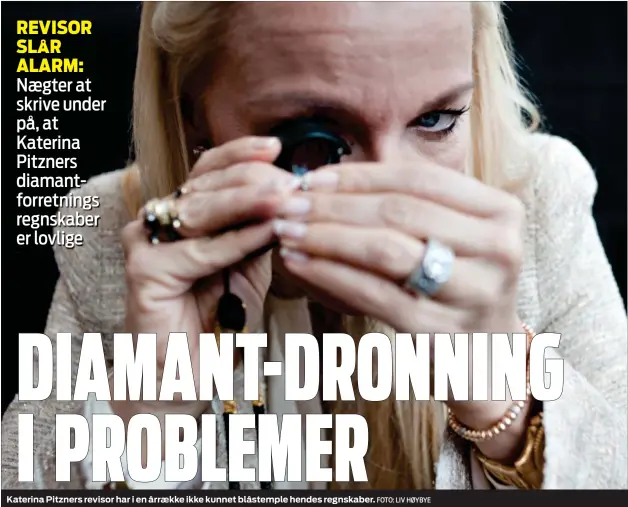 DIAMANT-DRONNING I PROBLEMER -