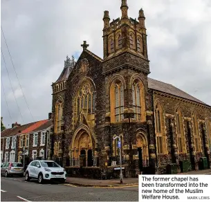  ?? MARK LEWIS ?? The former chapel has been transforme­d into the new home of the Muslim Welfare House.