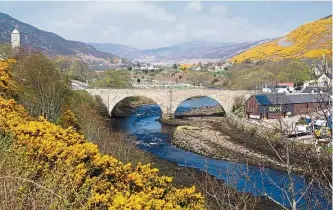  ??  ?? Beautiful Helmsdale on the north-east of Scotland in the highlands is typical of the little towns that dot this area.