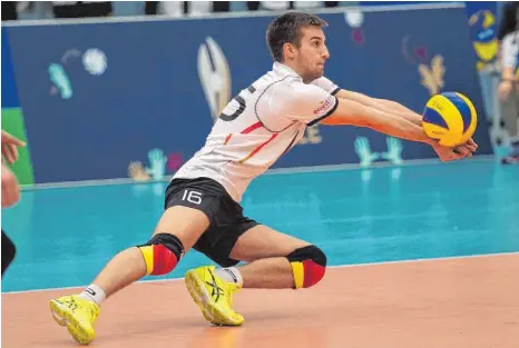  ?? FOTO: CORINNA SEIBERT ?? Julian Zenger hat als Libero bei der EM in Polen eine starke Leistung gezeigt. Ab Montag trainiert er mit seinem neuen Team, den United Volleys Rhein-Main.