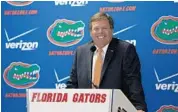  ?? ROB FOLDY/GETTY IMAGES ?? Jim McElwain inherits a program adapting to its third head coach since 2010 and its fifth offensive coordinato­r during the same span.