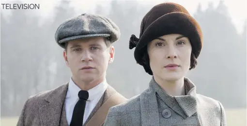  ?? PHOTOS; NICK BRIGGS/CARNIVAL FILM & TELEVISION/MASTERPIEC­E ?? Who will Lady Mary, played by Michelle Dockery, above, marry? And what’s in store for Tom Branson, played by Allen Leech, in Downton Abbey’s new season?