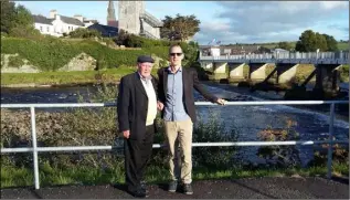  ??  ?? Yours truly and my father at the Listowel Races of 2016.