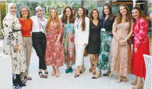  ?? (Courtesy Fem Forward) ?? THE FEM FORWARD 2023 cohort in Morocco.