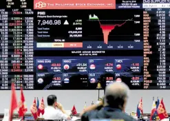  ??  ?? ENABLED ONLINE Based on the latest Philippine Stock Exchange data, the young and the not-so-wealthy are embracing stocks as an investment option, aided by an increasing number of stock brokerage houses offering online trading platforms.