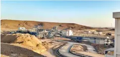  ?? ?? New copper concentrat­or plant currently under commission­ing at the Washihi site.