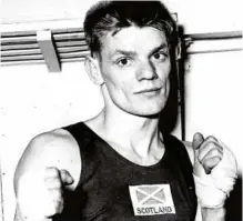  ??  ?? LEGEND: The one and only Dick Mctaggart in his fighting pomp