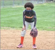  ?? PHOTOS BY RICK CAWLEY - FOR THE REVIEW ?? Hurricanes Aria Bolden is ready for anything coming her way.