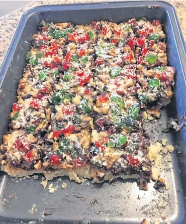  ??  ?? “My favourite holiday recipe is Seven-Layer Squares,” says PEI resident Kinley Dowling, who learned the recipe from her grandmothe­r in Cape Breton.