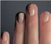  ?? ?? LATTE nails are becoming popular as they suit a variety of skin tones. | Instagram